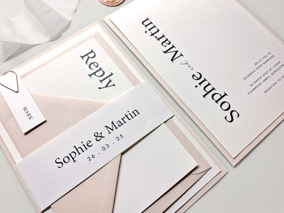 Contemporary Wedding Invitation