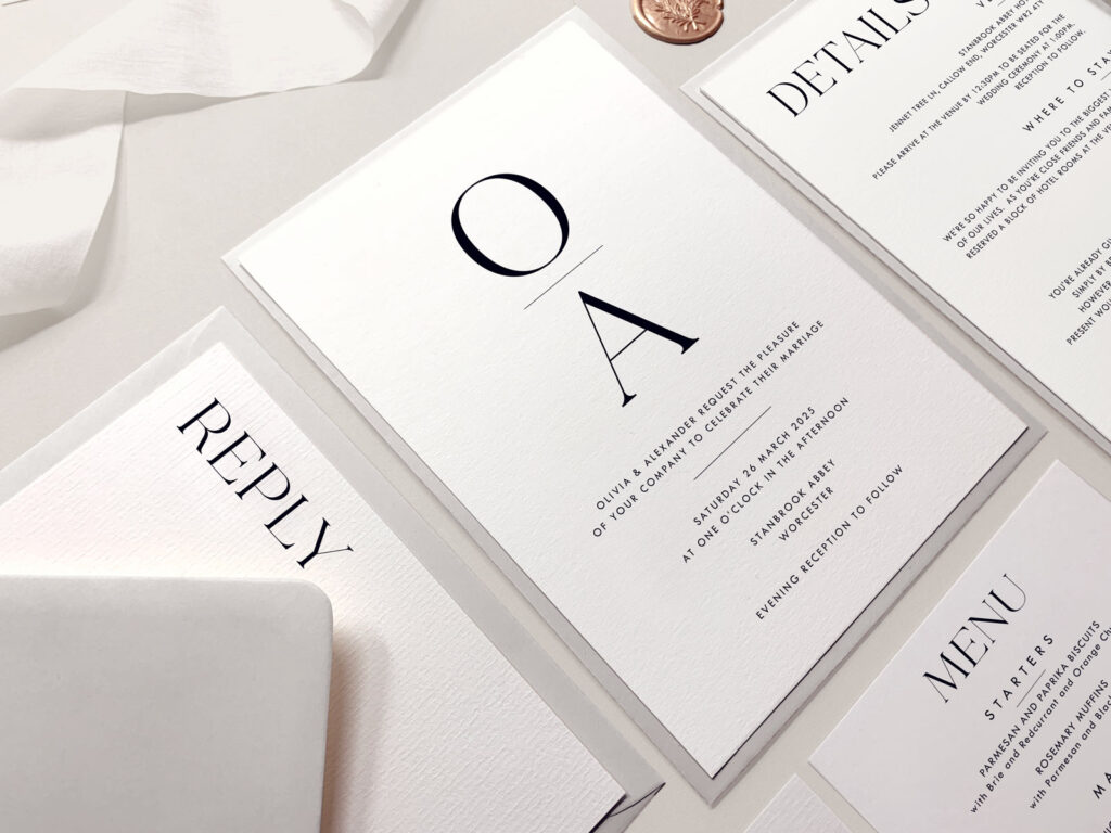 Refined Wedding Invitation