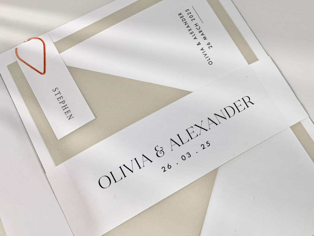 Refined Wedding Invitation