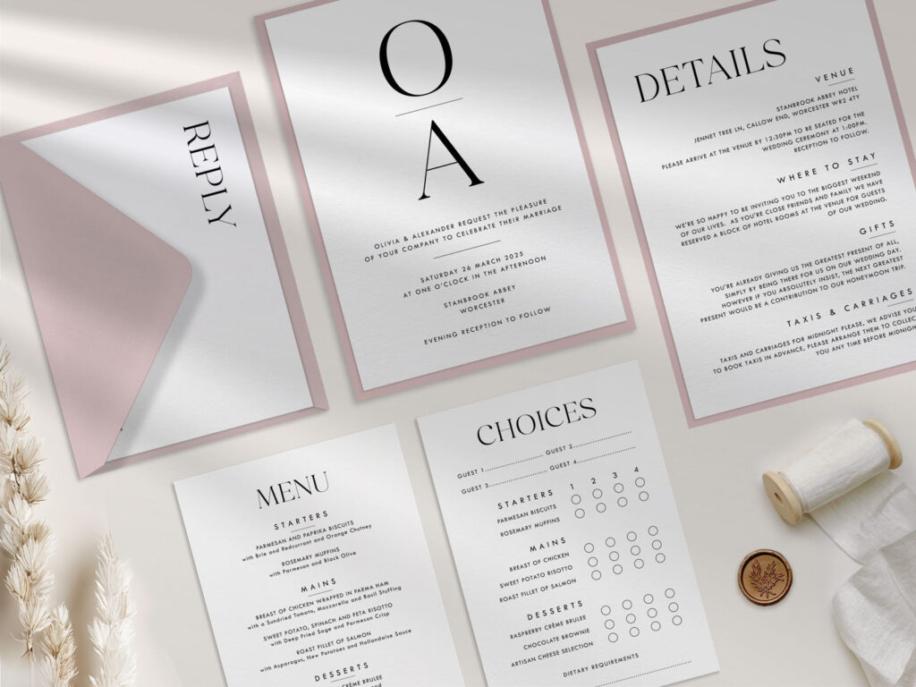 Refined Wedding Invitation