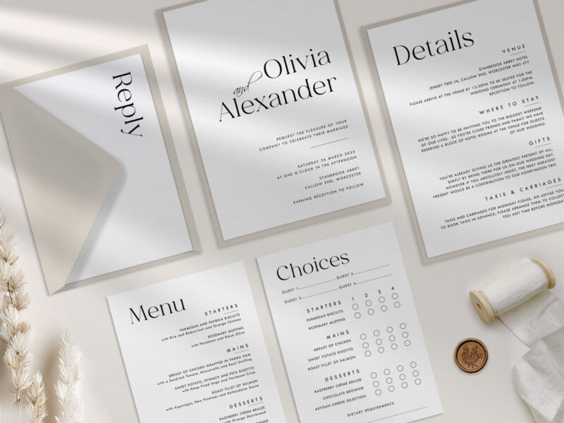Timeless Wedding Invitation